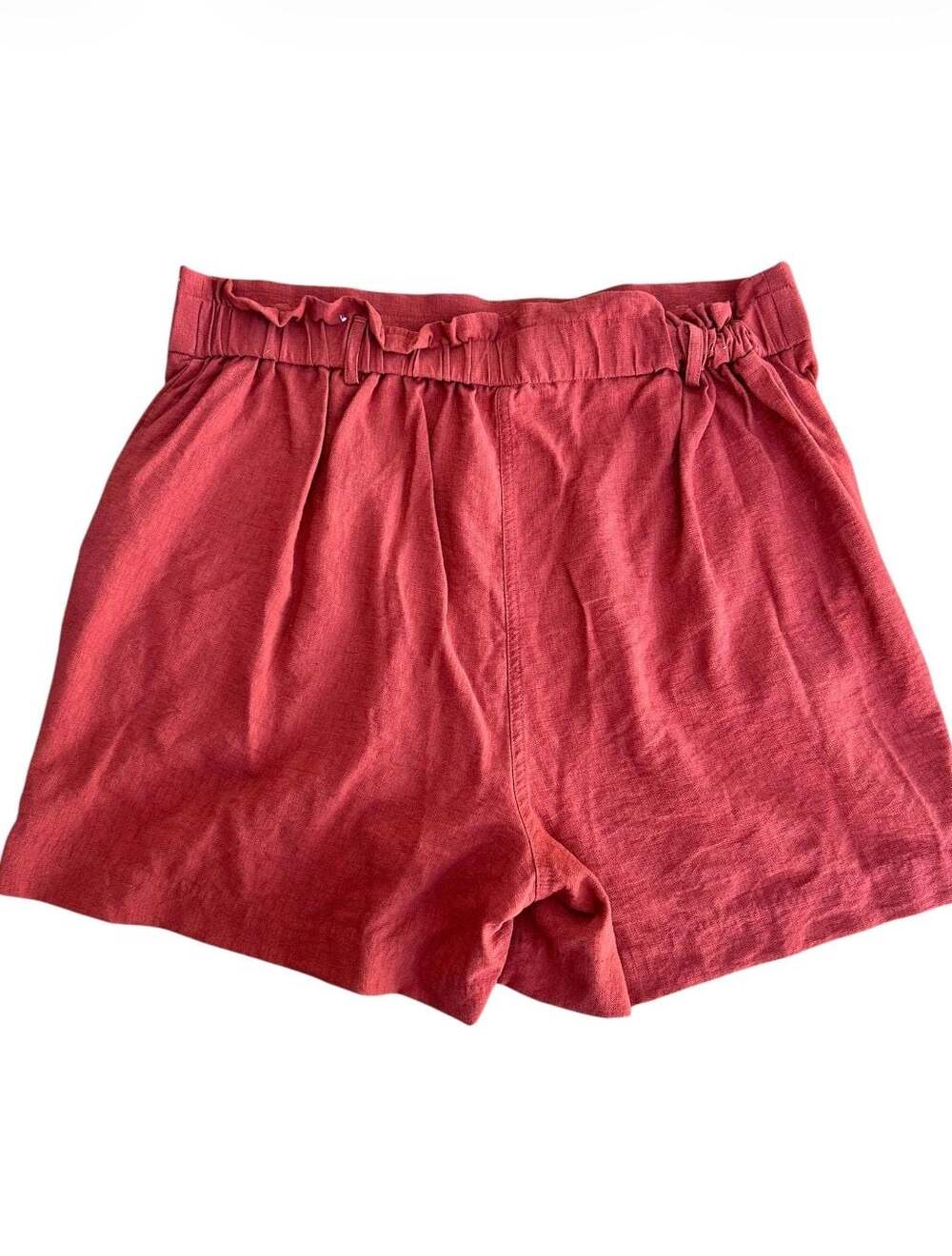 Maurices Rust Red High Rise Paperbag Waist Shorts Size XL